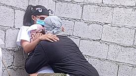 pinay nurse legs spread wide hard fucked by worker in empty hospital room closeup