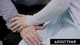 pregnant casey calvert's water breaks catching bf roughly doggystyling leana