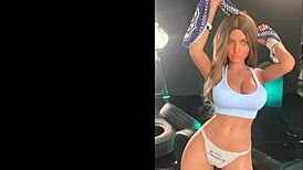 This Blonde Hottie Fuck Doll Delivers Amazing Pussy And Tit Sex Action