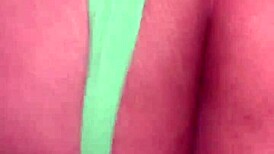 Mature thong slips aside for sneaky deep ass pounding