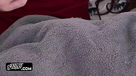 Horny Step Siblings Bareback Fuck Beside Sleeping Grandpa