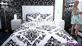 busty milf stepmom pounds lesbian pussy hard