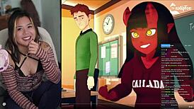 exotiqfox masturbates solo as filipina meru succubus in fans' livestream reaction highlights 1-5