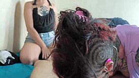 minha amiga deu meu cu pro boy dela no pelo com clit molhado e anal bareback