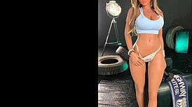 This Blonde Hottie Fuck Doll Delivers Amazing Pussy And Tit Sex Action