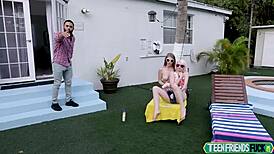 Melody Marks Lilo Mai Alice Pink teen pool pounding