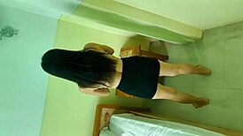 shaking that fine ass during hotel workout