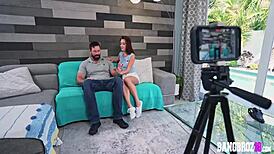 lila love rides stepdad's cock hard to blow up her viral fame