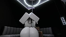 roommate's roblox game sparks unexpected dorm fuck frenzy