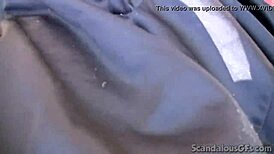 Blonde Girlfriend Deepthroats Boyfriend's Big Cock in Outdoor Homemade Sex Tape