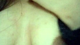 Horny Latina Plays with Small Natural Tits During Massage