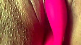 Sexy curvy young Latina amateur cums multiple times with vibrator