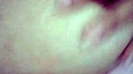 Horny Latina Plays with Small Natural Tits During Massage