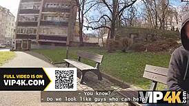 she's got big tits but her boyfriend can't satisfy so i pick her up outdoors for hardcore cheating sex