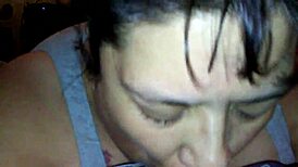 my bbw wifey suckin my fat cock sloppy n deep gaggin hard fuuuck