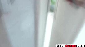 milf wife craves hardcore holiday fucking as cuckold husband watches her get shared