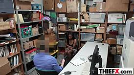 Daya Knight Punished With Boobs In Garage Burglar Fuck