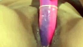 Watch me stuff toys in my tight teen pussy now