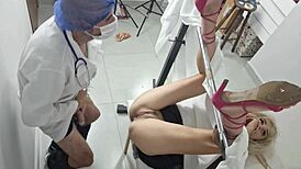 ginecologista blindfolded shakes ass for old cock pov creampie humiliation