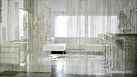 nikki benz dances shaking big boobs while rubbing tits