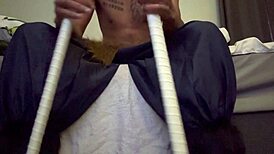 inosuke's slaying this demon with his huge cock one last time