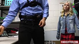 Shy Blonde Emma Rosie Sucks Cock Deep in Office Confession