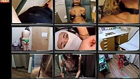 dr tampa gloves up for mia's first humiliating gyno anal finger exam backstage.