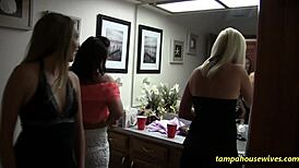 ms paris rose leads wild all-girl threesome pussy licking session