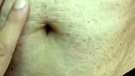 hey check this milf's deep belly fetish massage