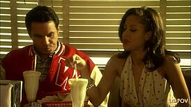 bed chat with blonde turns romantic pussy licking love 😍👅💕