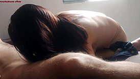 wife confesses cheating to husband who cums in her mouth after