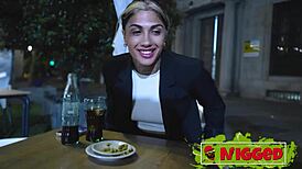 valeria del rio gapes wide for bbc bareback anal to mouth finish