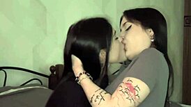 wanna see raw lesbian scissoring and hot kissing?