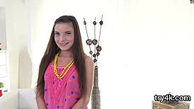 Innocent Teen POV Deepthroats Cock Before Juicy Pussy Slam