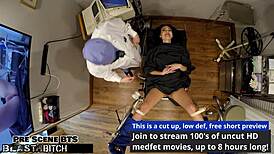 whoa 😍 blaire celeste as nurse gets her mouth blasted with huge cum load after deepthroat gagging!