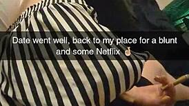 FIRST TIME TINDER DATE gets POUNDED by ex's BEST FRIEND, college milf Richelle Rose