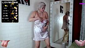 mature bitch aimee paradise dances wild then squirts everywhere in lingerie