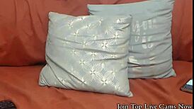 Hey check this live dildo suck on cam