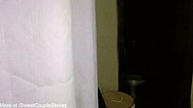 your innocent blonde stepdaughter bends over begging for anal creampie licking