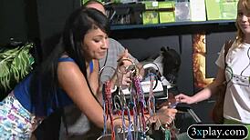 Curly blonde trades cash for secret thrill