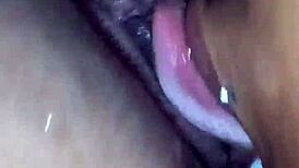 Ebony Lesbian Couple Shower To Double Facial Cumshots