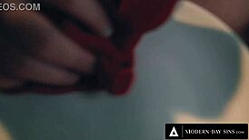 OMG romantic gal ritchie deepthroats dilf cock on first date then rides sloppy!