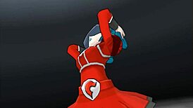 Two guys gangbang pokemon trainers with monster cocks hardcore