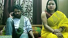 who's this lingerie indian model getting interracial teen sex with clear hindi moans?!