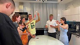 Sly guys tricked girls into hardcore orgy!