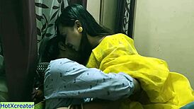 who's this lingerie indian model getting interracial teen sex with clear hindi moans?!