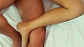 Skinny latina cousin takes creampie from mr couple homemade