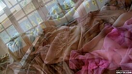 Nicole Ray Blonde Pornstar Takes Facial in High Def Shaved Pussy