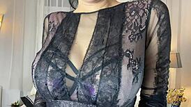 Kira's Curvy Body Quakes Pounding Slit to Orgasm