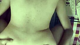 My horny wife rides me hard in our real homemade fuck session